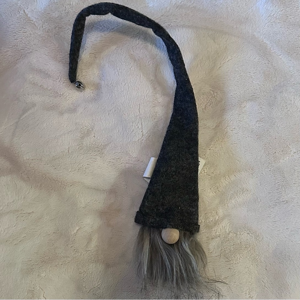 Whimsical Gnome Wine Bottle Topper Decor with Long Hat